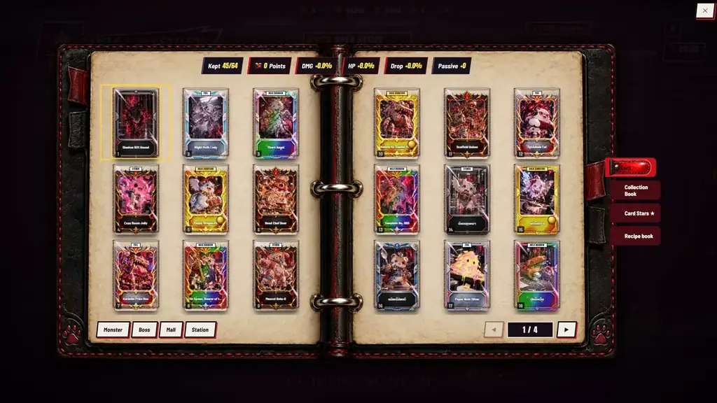 MONSTER CARD BOOK