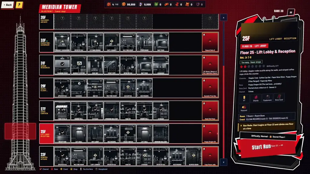 Tower map